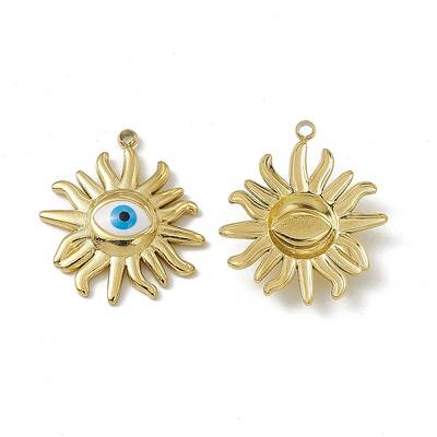 PVD Vacuum Plating 201 Stainless Steel Enamel Pendants
