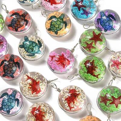 Transparent Glass Pendants
