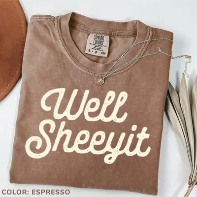 Comfort Colors Well Sheeyit, Funny, Vulgar, Crude Shirt, Women's Tee, Tshirt