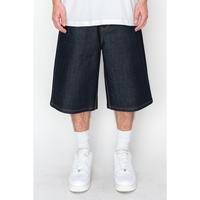 VICTORIOUS Men's Baggy Fit Raw Denim Shorts-Comfort Stretch Cotton menswear Jorts Casual shorts for summer