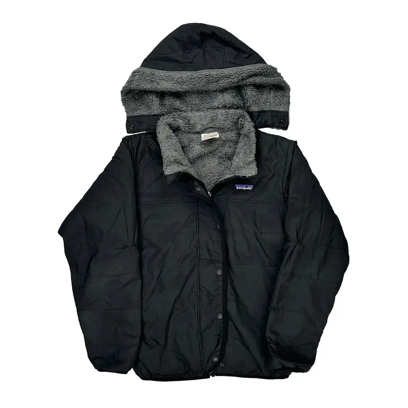 Age 12 Patagonia Jacket - Large Black Polyester