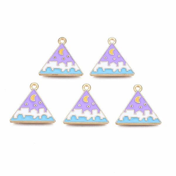 Alloy Enamel Pendants