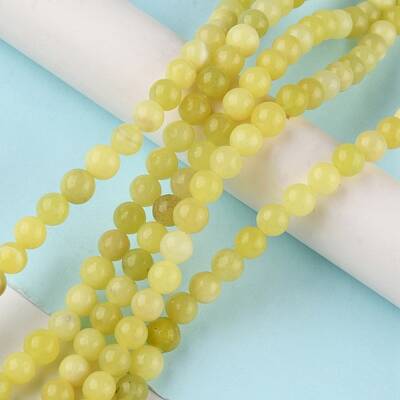 Natural Lemon Jade Beads Strands