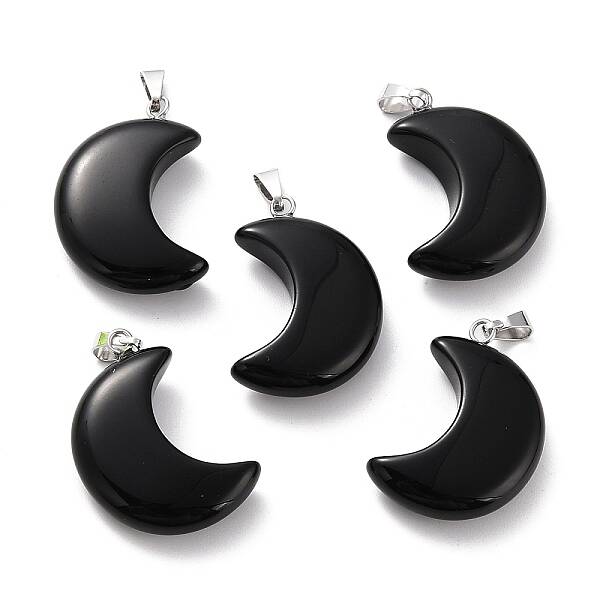 Natural Obsidian Pendants