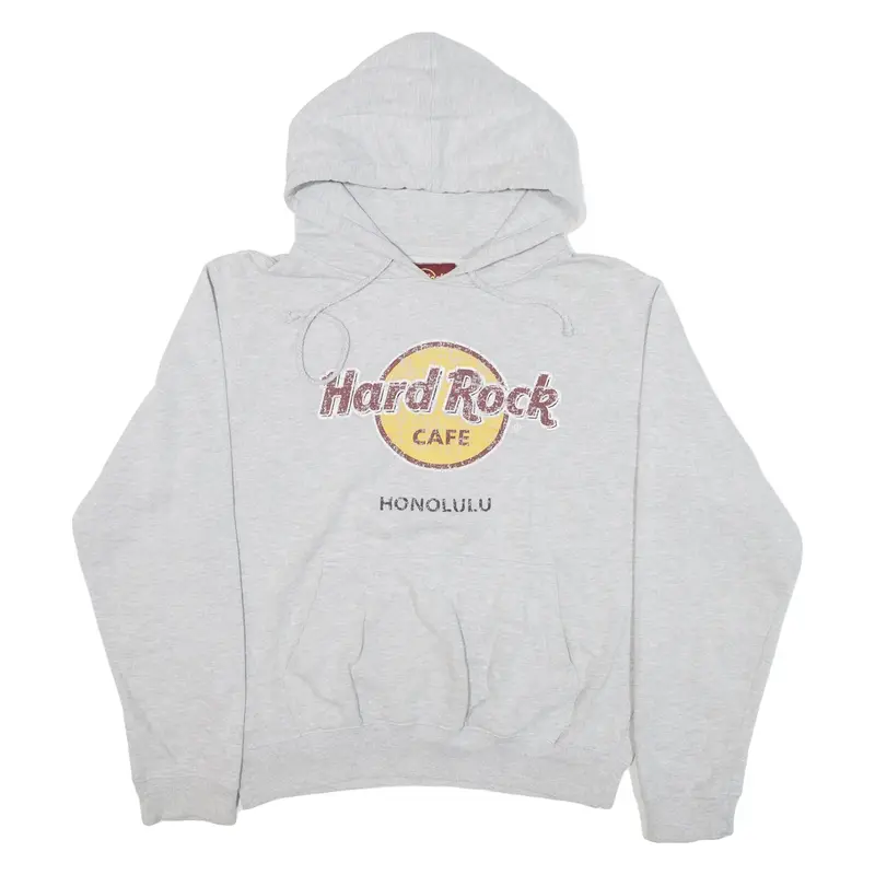 HARD ROCK CAFE Honolulu Womens Grey Hoodie M