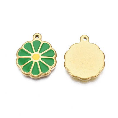 304 Stainless Steel Enamel Pendants