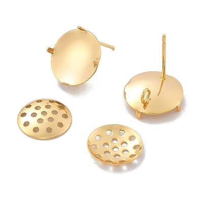 Brass Studs Earring Findings