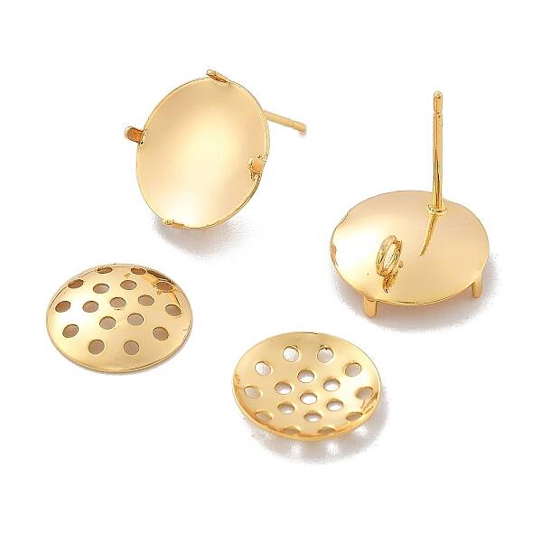 Brass Studs Earring Findings