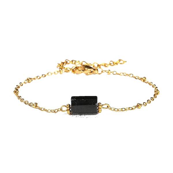 Natural Tourmaline Link Bracelets