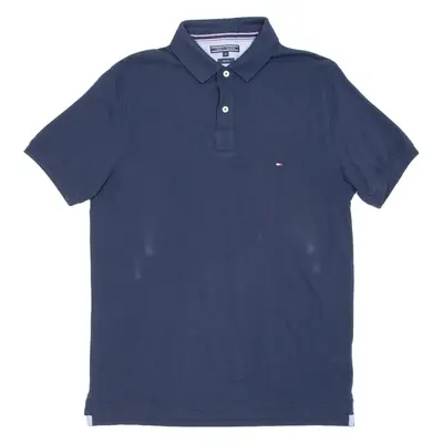 TOMMY HILFIGER Slim Fit Mens Polo Shirt Blue XL