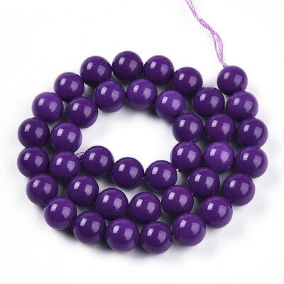 Natural Lepidolite/Purple Mica Stone Beads Strands