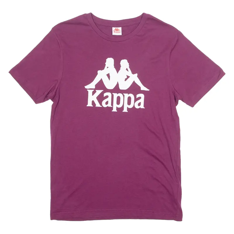 KAPPA Mens T-Shirt Purple Crew Neck S