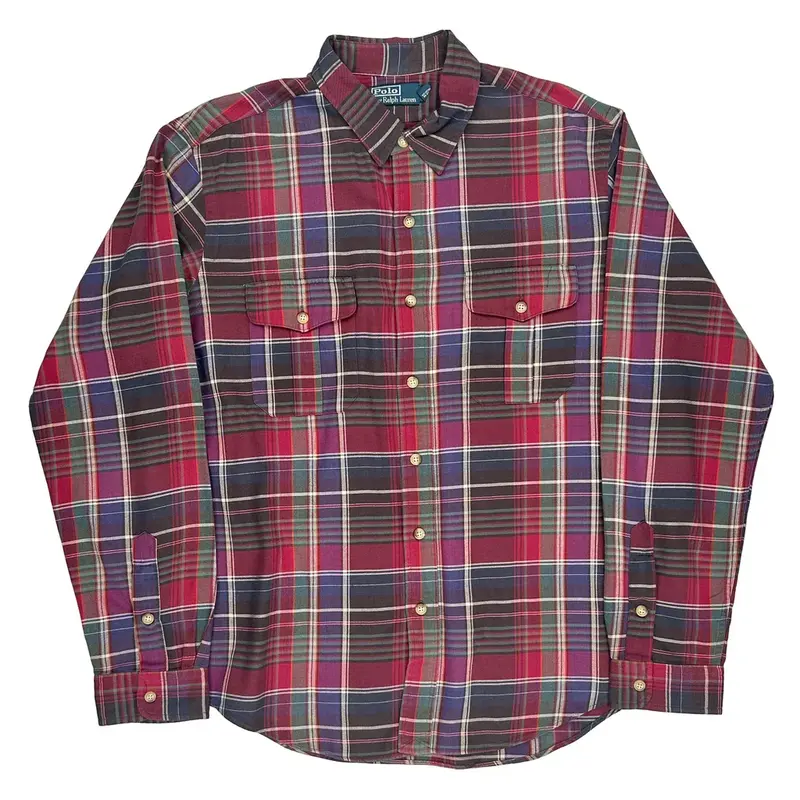 Ralph Lauren Checked Shirt - XL Multicoloured Cotton