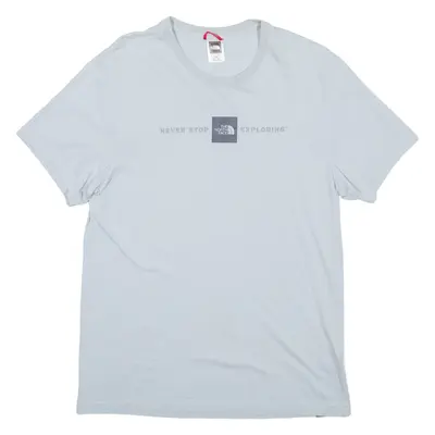 THE NORTH FACE Never Stop Exploring Mens T-Shirt Blue M