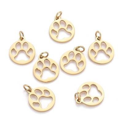 Ion Plating(IP) 304 Stainless Steel Pet Charms