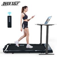 OVER SELF 2-in-1 Portable Folding for home Treadmill Walking Pad with Stand Remote Control 300 lb capacity 6.2MPH Under Desk ...