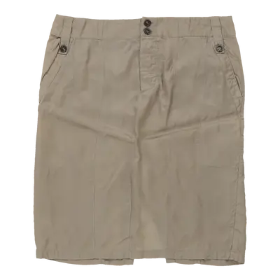 Gucci Skirt - 32W UK 12 Beige Viscose | Size: UK 12