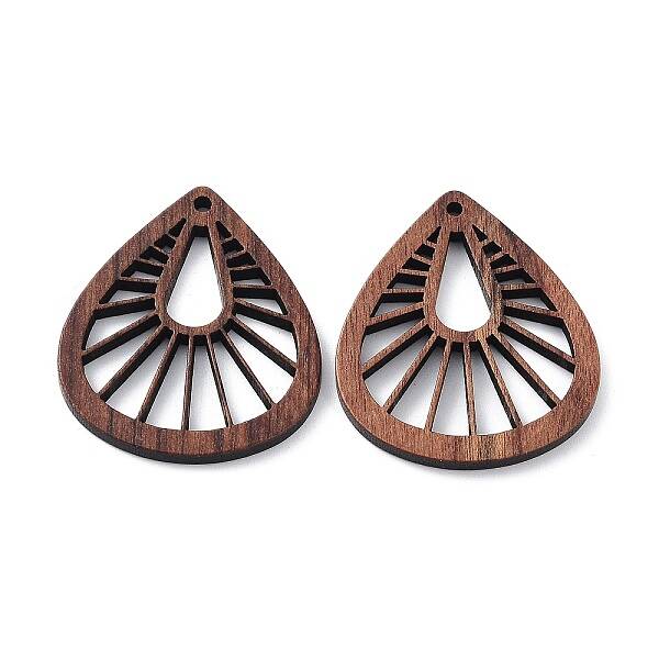 Walnut Wood Laser Cut Pendants