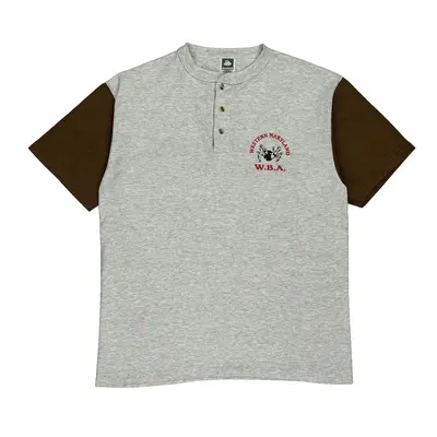 Single Stitch Western Maryland W.B.A. Anvil T-Shirt - Large Grey Cotton
