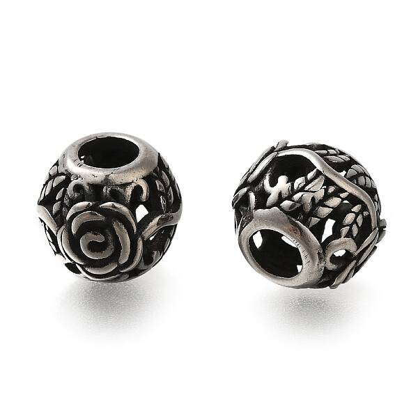 304 Stainless Steel European Beads