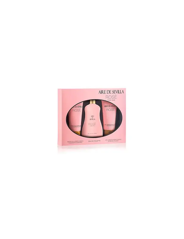 Aire De Sevilla Rose For Her Edt Spray 100ml Set