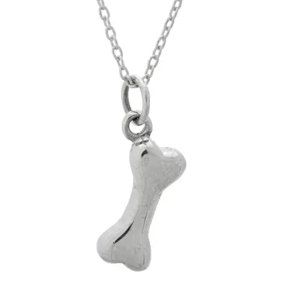 Bones Rule Necklace - with Sterling Silver Chain