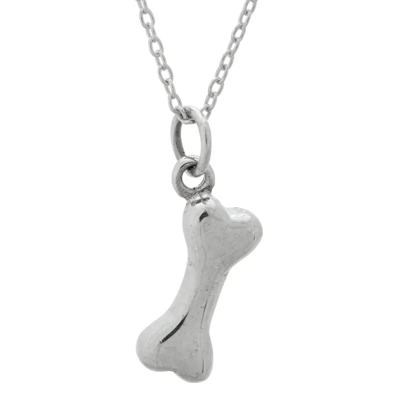 Bones Rule Necklace - with Sterling Silver Chain
