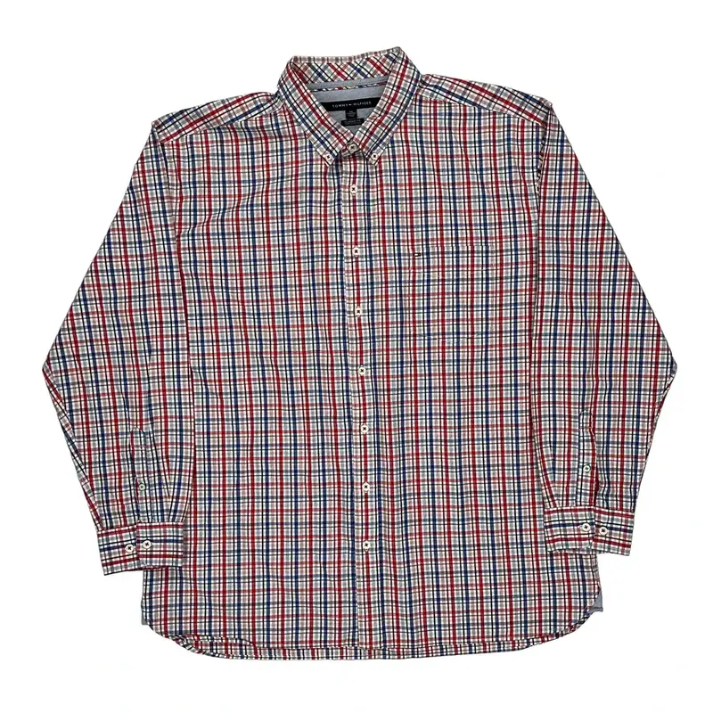 Tommy Hilfiger Checked Shirt - 2XL Multicoloured Cotton