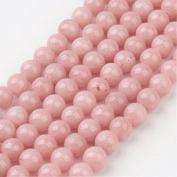 Natural Mashan Jade Round Beads Strands