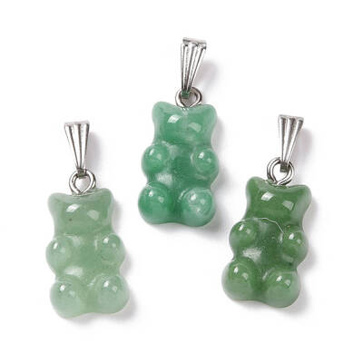 Natural Green Aventurine Pendants
