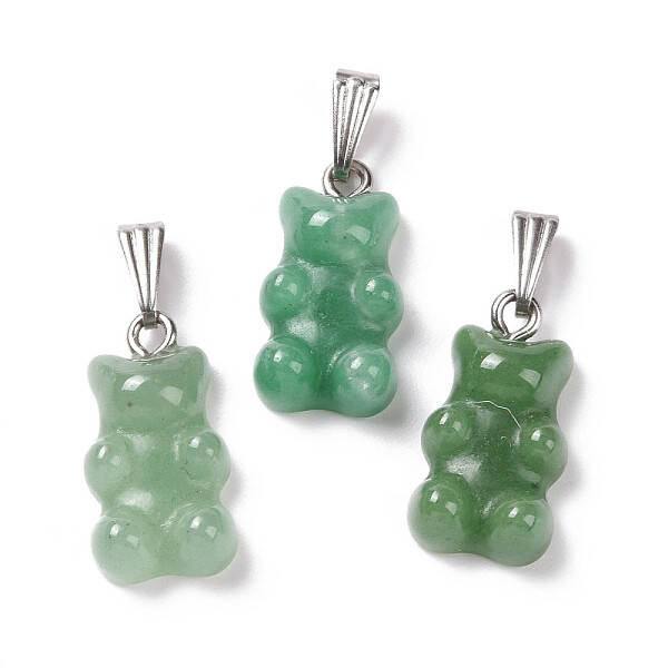 Natural Green Aventurine Pendants