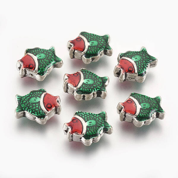 Alloy Enamel Beads