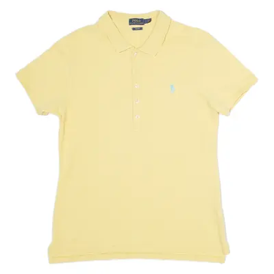 POLO RALPH LAUREN Slim Fit Mens Polo Shirt Yellow L