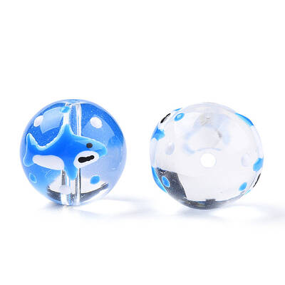 Transparent Handmade Lampwork Beads