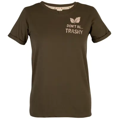 Don't Be Trashy Recycled Threads T-Shirt - M