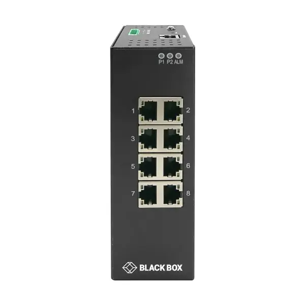 Black Box LIG1080A | LIG1000 Series 8 x Ports 1000Base-T Layer 2 Gigabit Ethernet Temperature Managed Switch