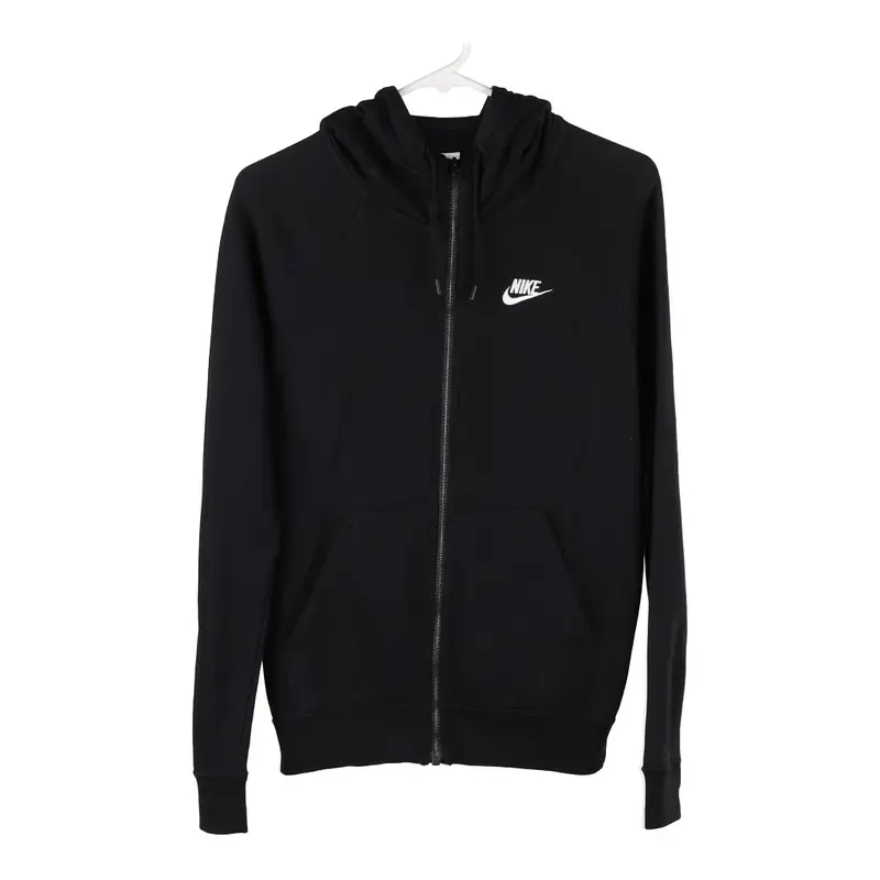 Nike Hoodie - XS Black Cotton Blend