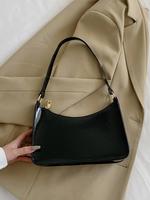Women's Elegant Minimalist Shoulder Clutch Bag, Trendy All-match Baguette Bag, Classic Shoulder Bag for Work & Daily Use Sum...