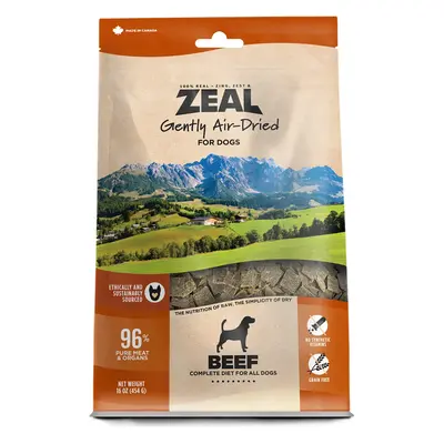ZEAL Natural Air-Dried Dog Food for All Ages | 96% High Meat Content|Balanced Nutrition | Superfood Infused | 4 Flavors Optio...