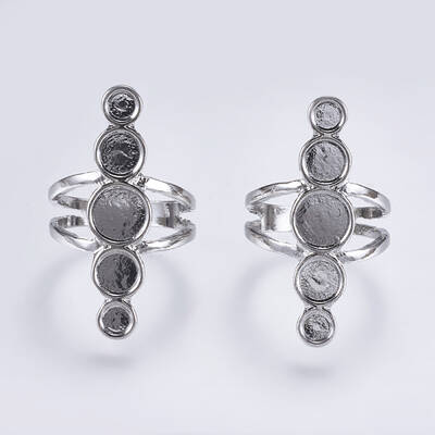 Alloy Pad Ring Settings