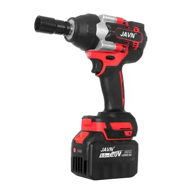 JAVN 20V 800N.m Brushless Electric Wrench Socket, 1 Set Cordless Impact Wrench for Car Tires, Power Tools for Automotive Re...