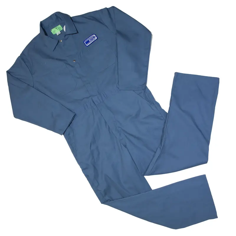 Workwear Utility Boiler Suit Blue Straight Mens XL W44 L31