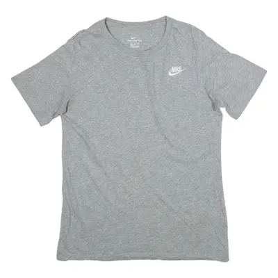 NIKE Mens T-Shirt Grey XL