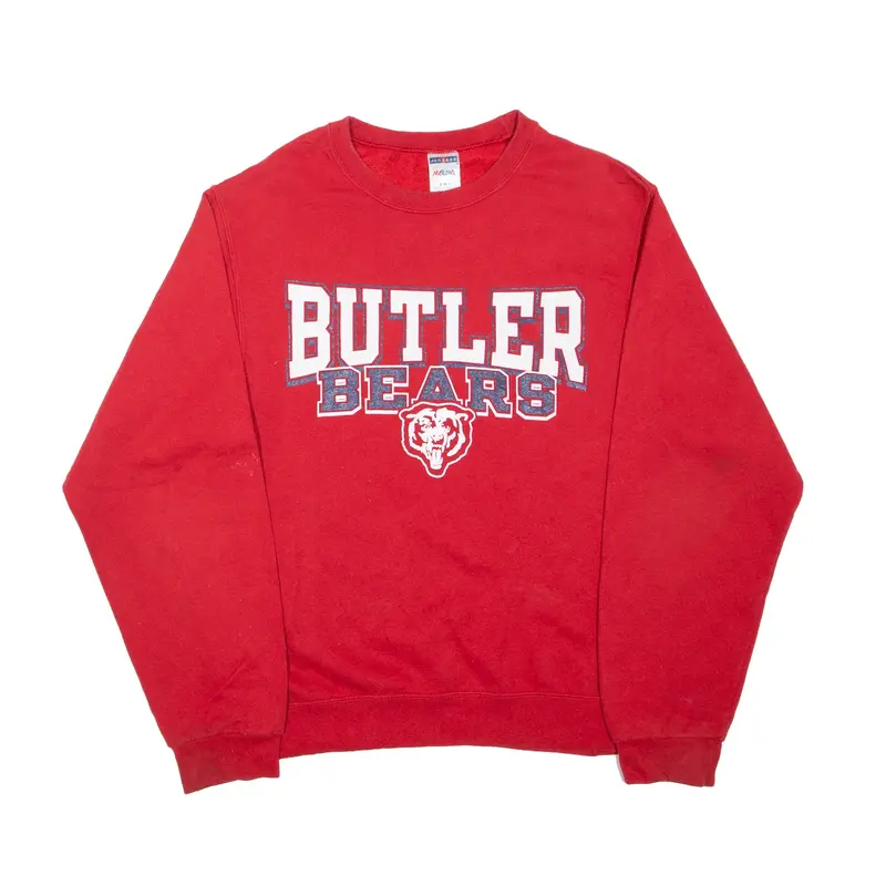 JERZEES Butler Bears USA Sweatshirt Red Mens S