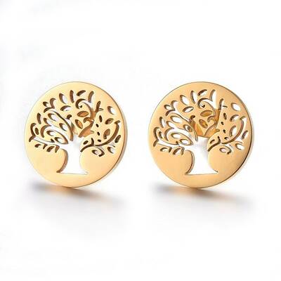 304 Stainless Steel Stud Earrings