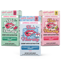 She’s Thirsty Trio Bundle - Legendairy Milk - Coconut Water Electrolytes Mix - No Sugar Added - 3-Pack - Hydration