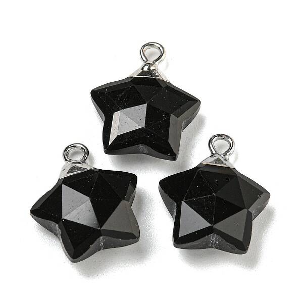Natural Obsidian Pendants