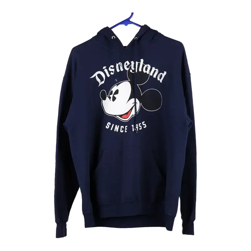 Disney Cartoon Hoodie - Large Navy Cotton Blend