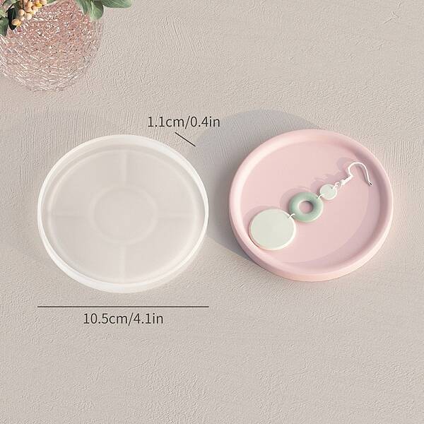 Jewelry Plate DIY Silicone Pendant Molds