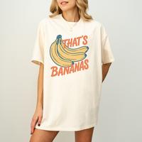 That’s Bananas Tee – Funny Fruit Graphic T-Shirt, Cute Vintage Food Meme Top for Women and Men, Retro Banana Lover Shirt